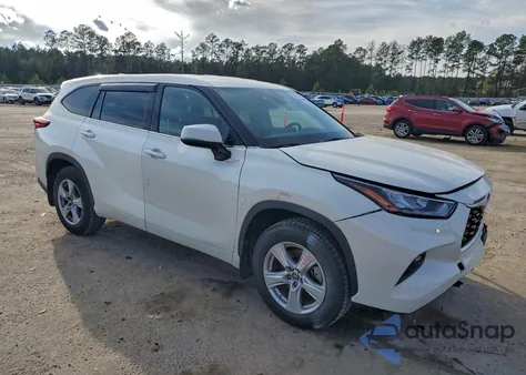 2020 Toyota Highlander L z USA, uszkodzony, nr VIN 5TDBZRBHXLS000255